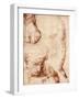 Studies for the Figure of the Cross-Bearer in the Last Judgement, Sistine Chapel, Rome, 1913-Michelangelo Buonarroti-Framed Giclee Print