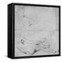 Studies for the Grande Odalisque-Jean-Auguste-Dominique Ingres-Framed Stretched Canvas
