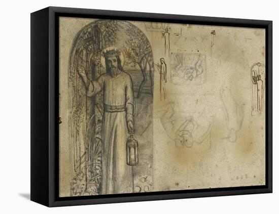 Studies for 'The Light of the World'-William Holman Hunt-Framed Stretched Canvas