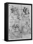 Studies for the Sforza Monument, C1488-1493-Leonardo da Vinci-Framed Stretched Canvas