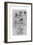 Studies for the Trivulzio Monument, C1508-Leonardo da Vinci-Framed Premium Giclee Print