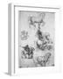 Studies for the Trivulzio Monument, C1508-Leonardo da Vinci-Framed Giclee Print