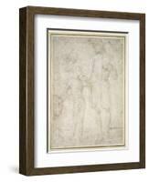Studies for Tobias and the Angel-Pietro Perugino-Framed Giclee Print