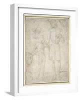 Studies for Tobias and the Angel-Pietro Perugino-Framed Giclee Print