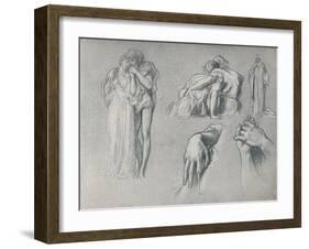 'Studies for Wedded', 1882, (1897)-Frederic Leighton-Framed Giclee Print