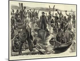 Studies from Life in Ireland, No X, Holding a Proclaimed Meeting at Sea-Charles Paul Renouard-Mounted Giclee Print