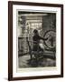 Studies from Life in Ireland, XI, Cottage Industries of the North-null-Framed Giclee Print