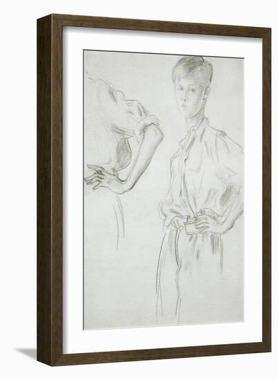 Studies of a Boy-Augustus Edwin John-Framed Giclee Print