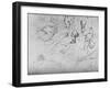 'Studies of a Child', c1490 (1945)-Leonardo Da Vinci-Framed Giclee Print