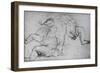 'Studies of a Child', c1490 (1945)-Leonardo Da Vinci-Framed Giclee Print