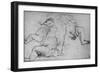 'Studies of a Child', c1490 (1945)-Leonardo Da Vinci-Framed Giclee Print