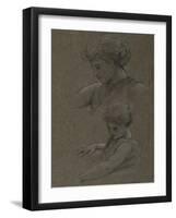 Studies of a Female Figure, 1892-96-Frederic Leighton-Framed Giclee Print