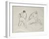 Studies of a Male and a Female Harvester-Camille Pissarro-Framed Giclee Print