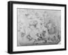 'Studies of an Angel, of Horsemen and of Other Figures', c1480 (1945)-Leonardo Da Vinci-Framed Giclee Print