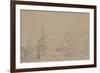 Studies of Composition (Drawing)-Augustus Wall Callcott-Framed Giclee Print