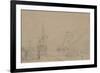 Studies of Composition (Drawing)-Augustus Wall Callcott-Framed Giclee Print