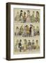 Studies of Costume at Our Children's Fancy Dress Ball-Charles Green-Framed Giclee Print