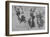 'Studies of Dancing Nymphs', c1480 (1945)-Leonardo Da Vinci-Framed Giclee Print