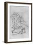 'Studies of Figures and Putti for an Adoration', c1481 (1945)-Leonardo Da Vinci-Framed Giclee Print