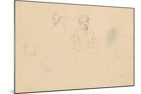 Studies of Figures, c.1836-43-James Goodwin Clonney-Mounted Giclee Print