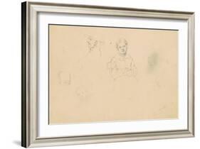 Studies of Figures, c.1836-43-James Goodwin Clonney-Framed Giclee Print