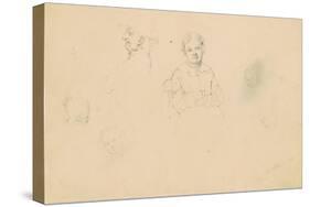 Studies of Figures, c.1836-43-James Goodwin Clonney-Stretched Canvas