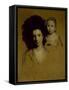 Studies of Georgiana, Duchess of Devonshire and Her Daughter Lady Georgiana Cavendish-Sir Joshua Reynolds-Framed Stretched Canvas