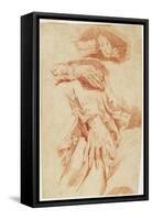 Studies of Hands, 1770s-1780s-Louis Rolland Trinquesse-Framed Stretched Canvas