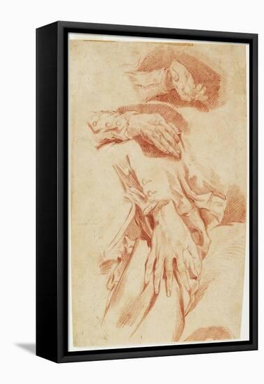 Studies of Hands, 1770s-1780s-Louis Rolland Trinquesse-Framed Stretched Canvas