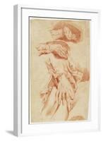 Studies of Hands, 1770s-1780s-Louis Rolland Trinquesse-Framed Giclee Print