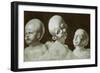 Studies of Heads, 1506, Drawing-Albrecht Dürer-Framed Giclee Print