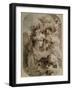 Studies of Heads II-Mauro Gandolfi-Framed Art Print