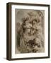 Studies of Heads II-Mauro Gandolfi-Framed Art Print