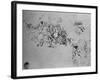 'Studies of Horsemen Fighting and of Footsoldiers', c1480 (1945)-Leonardo Da Vinci-Framed Giclee Print