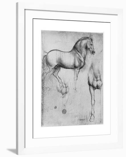 Studies of Horses, C1490-Leonardo da Vinci-Framed Giclee Print