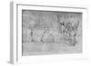'Studies of Horses Grazing', c1480 (1945)-Leonardo Da Vinci-Framed Giclee Print