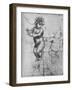 'Studies of Infants', c1480 (1945)-Leonardo Da Vinci-Framed Giclee Print