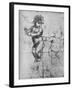 'Studies of Infants', c1480 (1945)-Leonardo Da Vinci-Framed Giclee Print