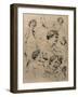 Studies of James Mcneill Whistler, C1886. (1903)-Mortimer Luddington Menpes-Framed Giclee Print