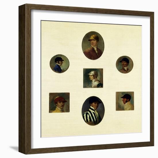 Studies of Jockeys, C.1830-Abraham Cooper-Framed Giclee Print