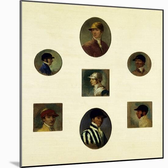 Studies of Jockeys, C.1830-Abraham Cooper-Mounted Giclee Print