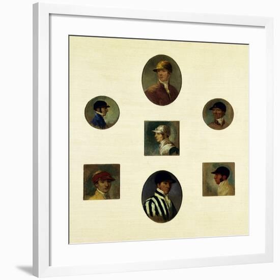 Studies of Jockeys, C.1830-Abraham Cooper-Framed Giclee Print