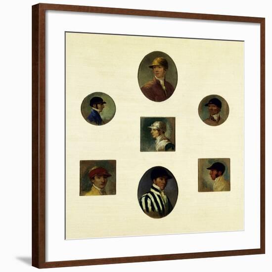 Studies of Jockeys, C.1830-Abraham Cooper-Framed Giclee Print