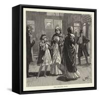 Studies of Life and Character at a Railway Station-null-Framed Stretched Canvas