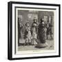 Studies of Life and Character at a Railway Station-null-Framed Giclee Print