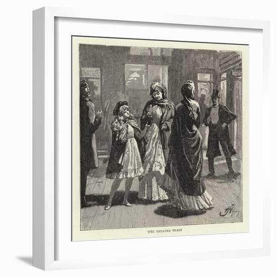 Studies of Life and Character at a Railway Station-null-Framed Giclee Print