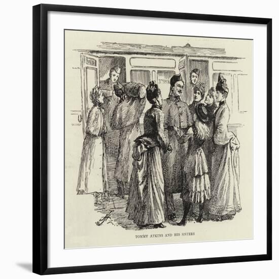 Studies of Life and Character at a Railway Station-null-Framed Giclee Print