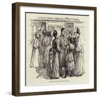 Studies of Life and Character at a Railway Station-null-Framed Giclee Print