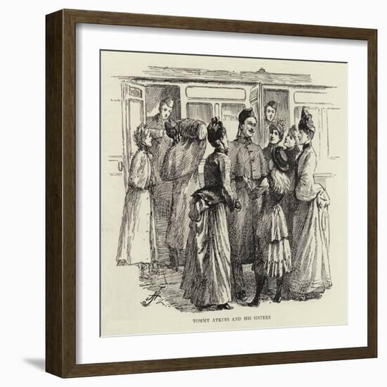 Studies of Life and Character at a Railway Station-null-Framed Giclee Print