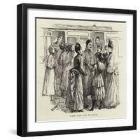 Studies of Life and Character at a Railway Station-null-Framed Giclee Print